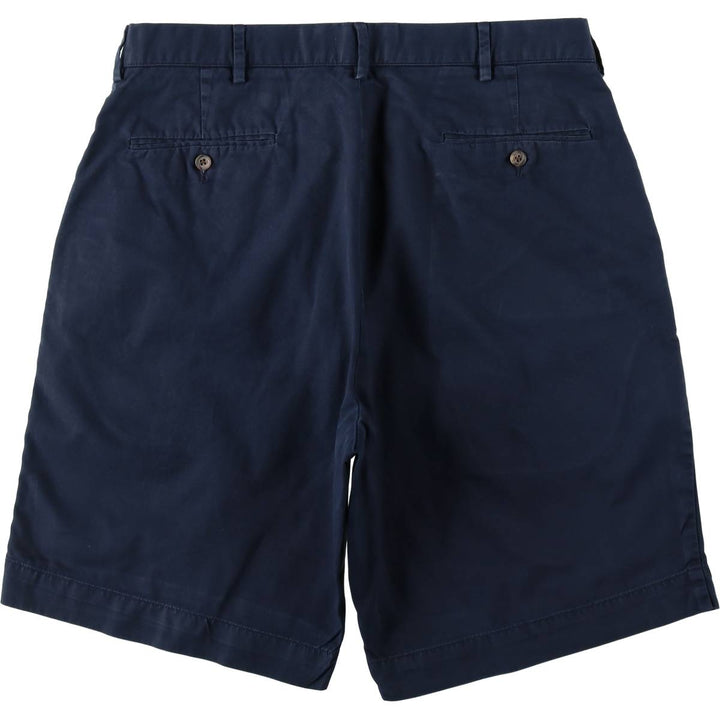 Ralph Lauren POLO by Ralph Lauren Chino Shorts Shorts Men's W34 equivalent cotton navy blue type Vintage Second Hand