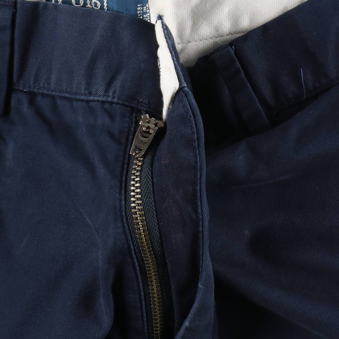 Ralph Lauren POLO by Ralph Lauren Chino Shorts Shorts Men's W34 equivalent cotton navy blue type Vintage Second Hand
