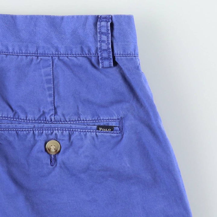 Ralph Lauren POLO by Ralph Lauren Chino Shorts Shorts Men's W30 equivalent cotton blue type Vintage Second Hand