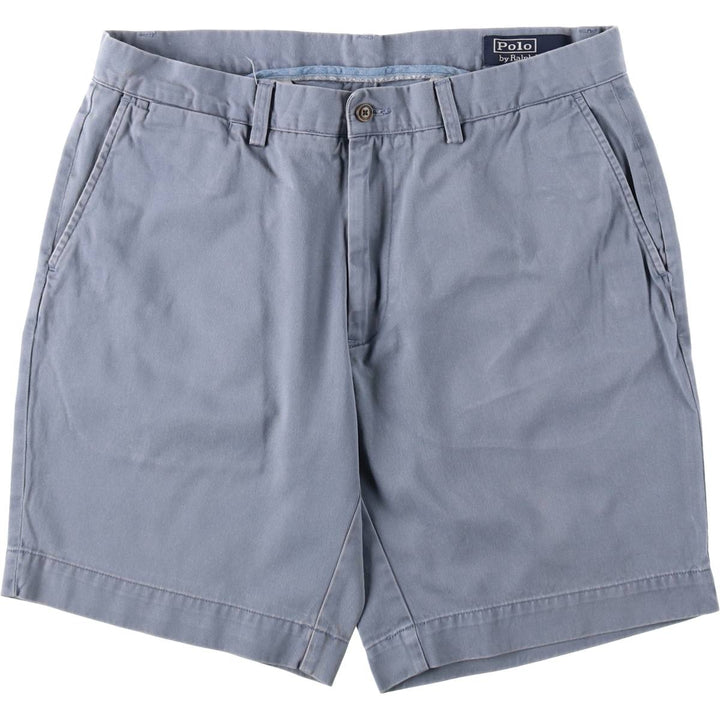 Ralph Lauren POLO by Ralph Lauren CLASSIC FIT 9 Chino Shorts (Men's W35 equivalent) cotton blue type Vintage Second Hand