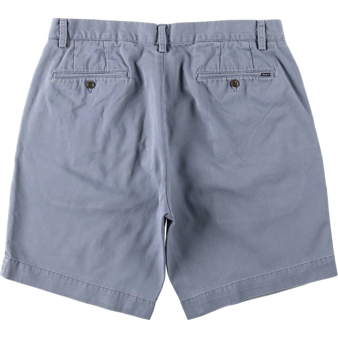 Ralph Lauren POLO by Ralph Lauren CLASSIC FIT 9 Chino Shorts (Men's W35 equivalent) cotton blue type Vintage Second Hand