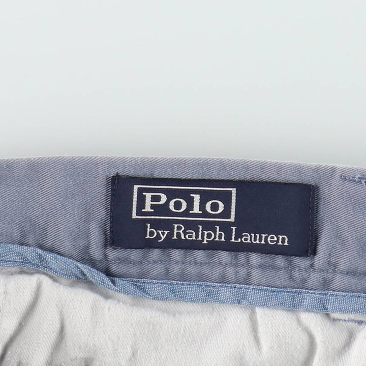 Ralph Lauren POLO by Ralph Lauren CLASSIC FIT 9 Chino Shorts (Men's W35 equivalent) cotton blue type Vintage Second Hand