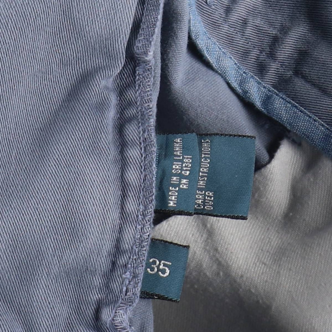 Ralph Lauren POLO by Ralph Lauren CLASSIC FIT 9 Chino Shorts (Men's W35 equivalent) cotton blue type Vintage Second Hand