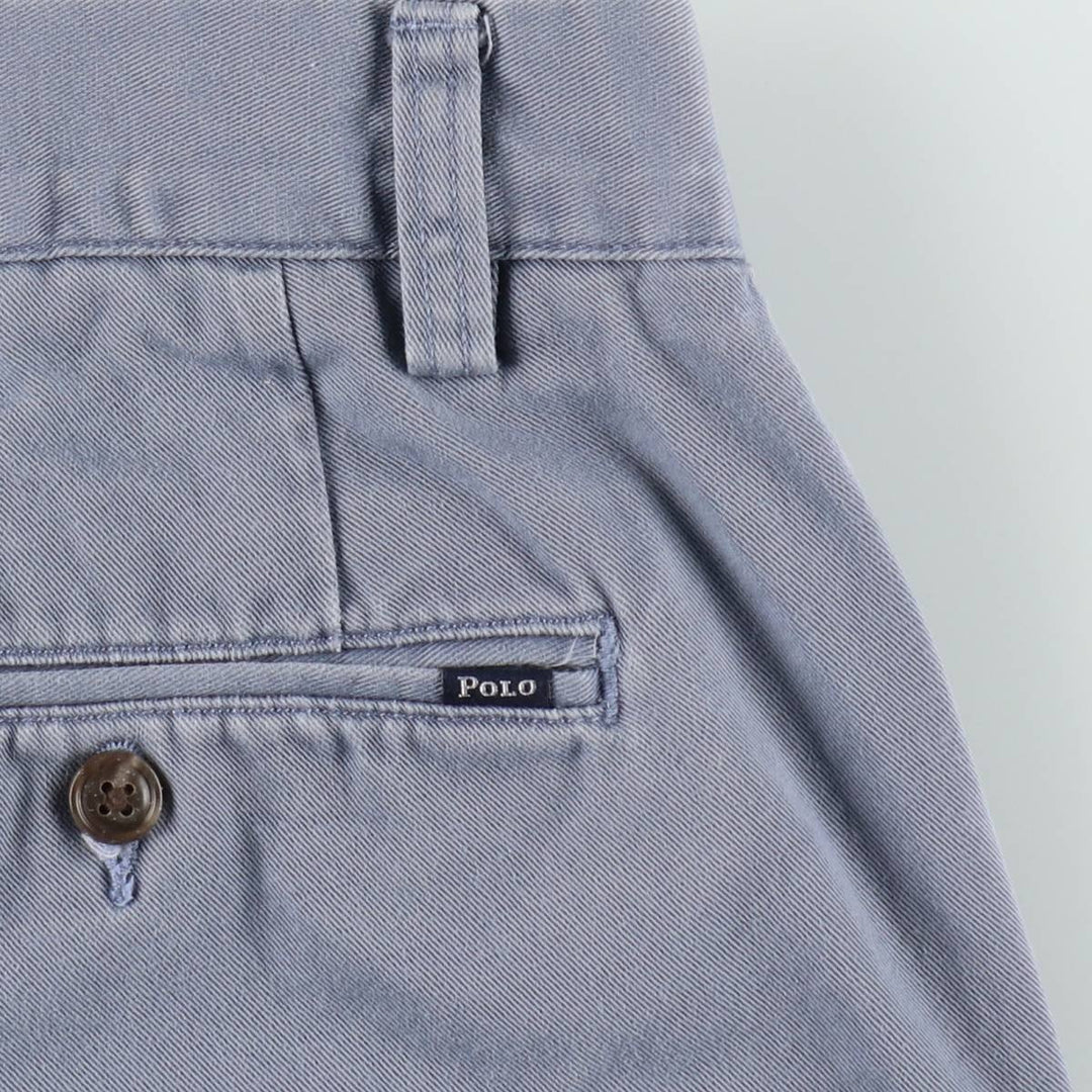 Ralph Lauren POLO by Ralph Lauren CLASSIC FIT 9 Chino Shorts (Men's W35 equivalent) cotton blue type Vintage Second Hand