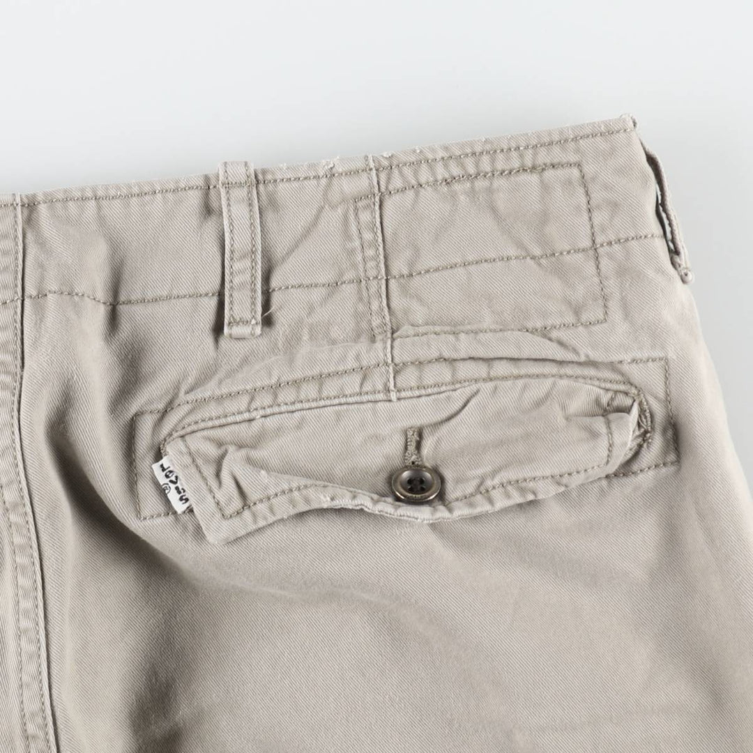 Levi's 12463-0022 Cargo Shorts, Made in Bangladesh, Men's Size W36 (approx.) cotton Beige type Vintage Second Hand