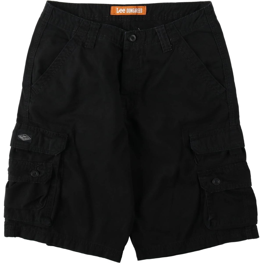 Levi's DUNGAREES Cargo Shorts, Men's Size W32 (approx.) cotton black type Vintage Second Hand