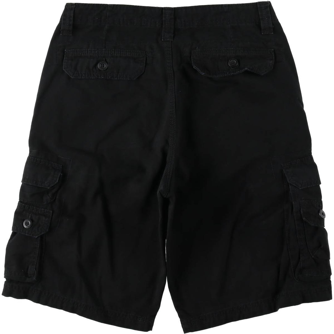 Levi's DUNGAREES Cargo Shorts, Men's Size W32 (approx.) cotton black type Vintage Second Hand