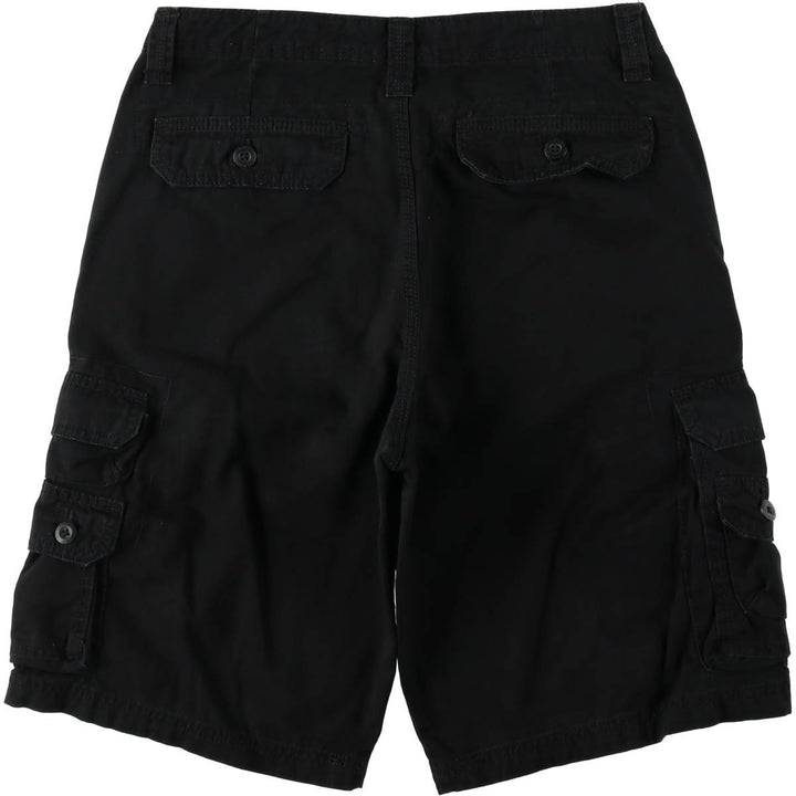 Levi's DUNGAREES Cargo Shorts, Men's Size W32 (approx.) cotton black type Vintage Second Hand
