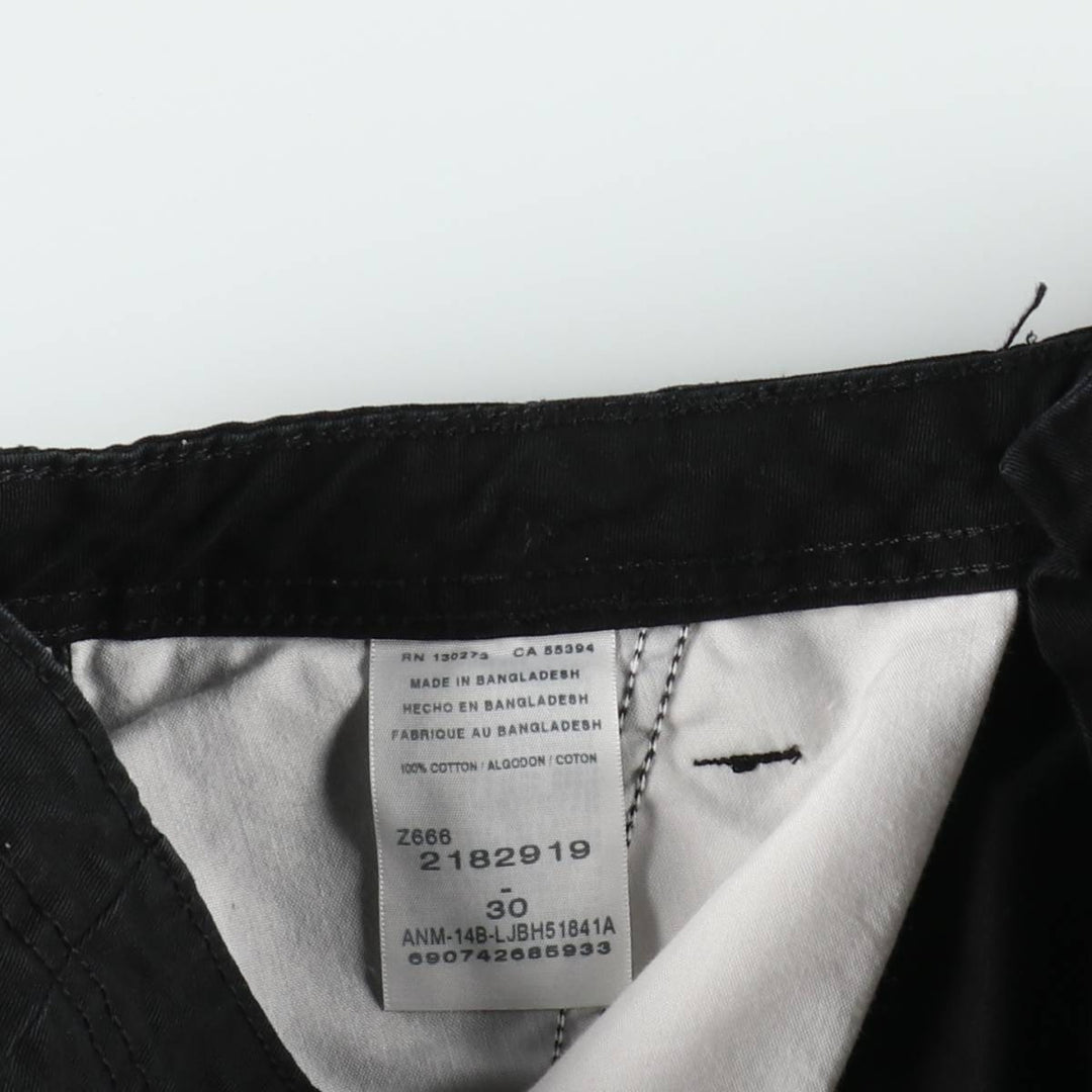 Levi's DUNGAREES Cargo Shorts, Men's Size W32 (approx.) cotton black type Vintage Second Hand