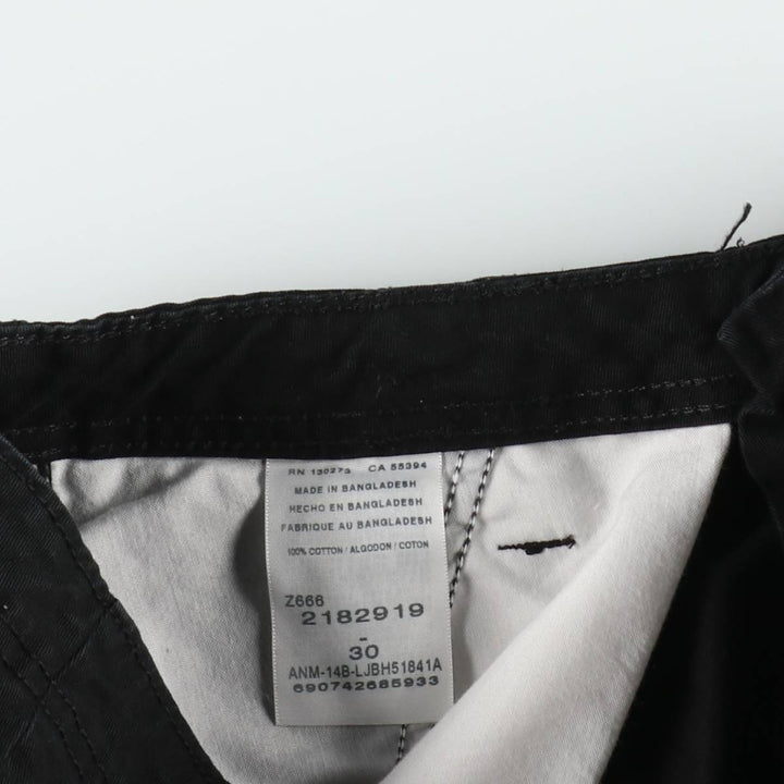 Levi's DUNGAREES Cargo Shorts, Men's Size W32 (approx.) cotton black type Vintage Second Hand