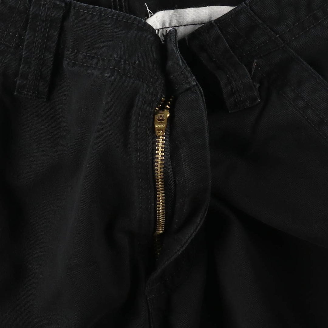 Levi's DUNGAREES Cargo Shorts, Men's Size W32 (approx.) cotton black type Vintage Second Hand