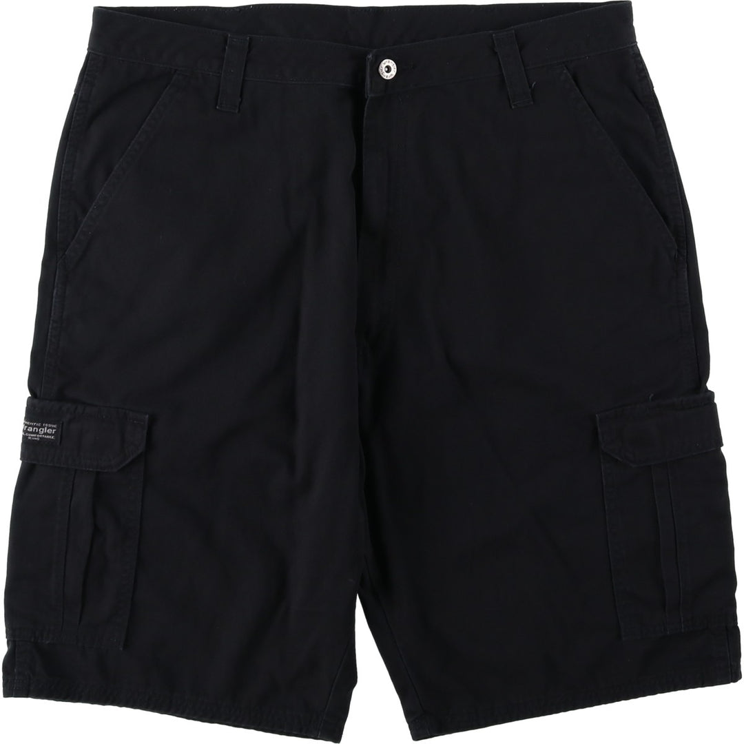Wrangler cargo shorts, men's size W36 (approx.) cotton black type Vintage Second Hand