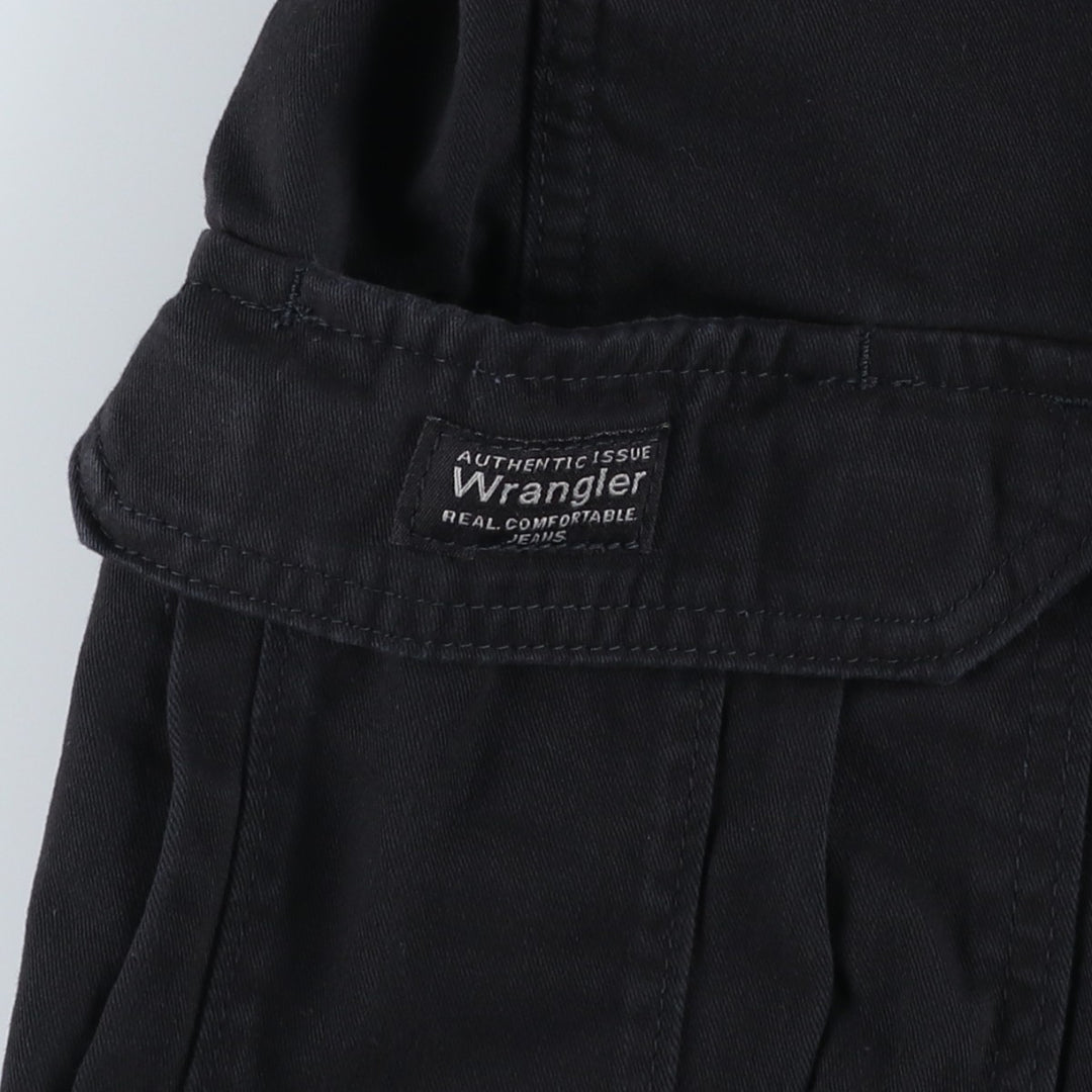 Wrangler cargo shorts, men's size W36 (approx.) cotton black type Vintage Second Hand