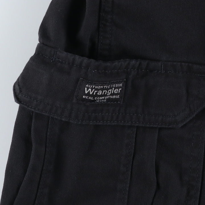 Wrangler cargo shorts, men's size W36 (approx.) cotton black type Vintage Second Hand
