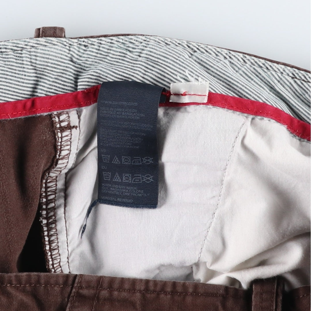 Tommy Hilfiger cargo shorts, men's size W37 (approx.) cotton brown type Vintage Second Hand