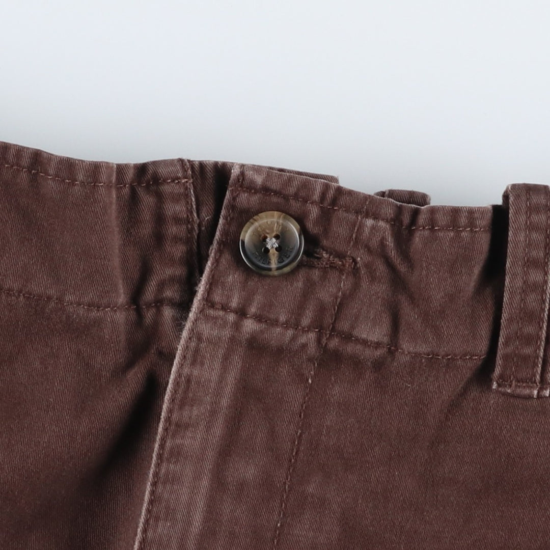 Tommy Hilfiger cargo shorts, men's size W37 (approx.) cotton brown type Vintage Second Hand