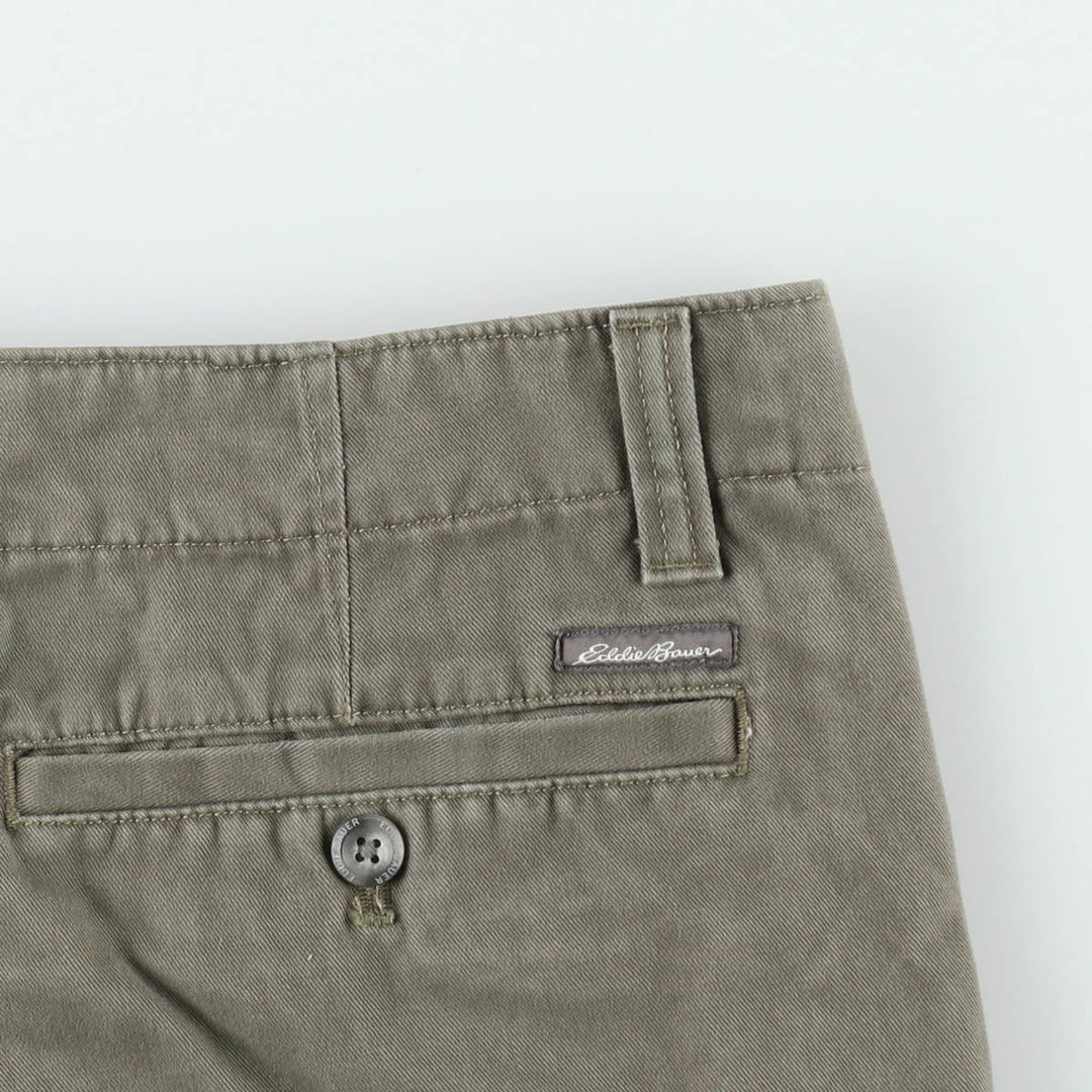 Eddie Bauer cargo shorts, men's size W37 (approx.) cotton Khaki type Vintage Second Hand