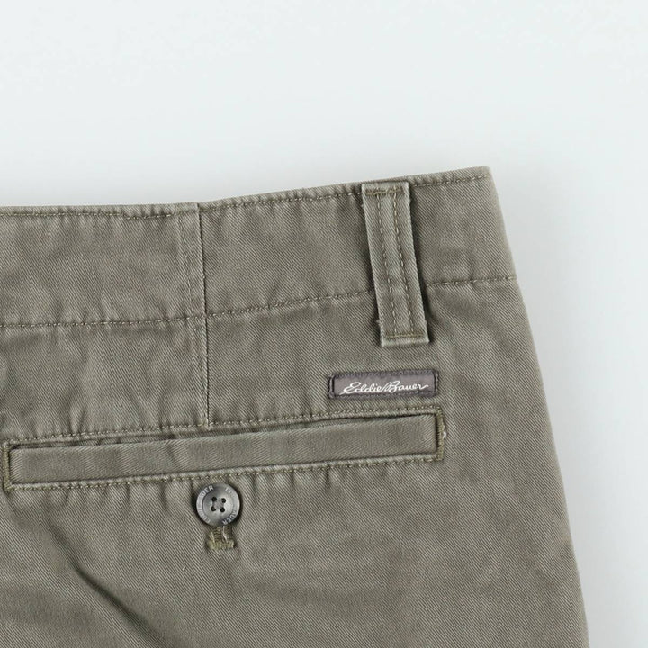 Eddie Bauer cargo shorts, men's size W37 (approx.) cotton Khaki type Vintage Second Hand