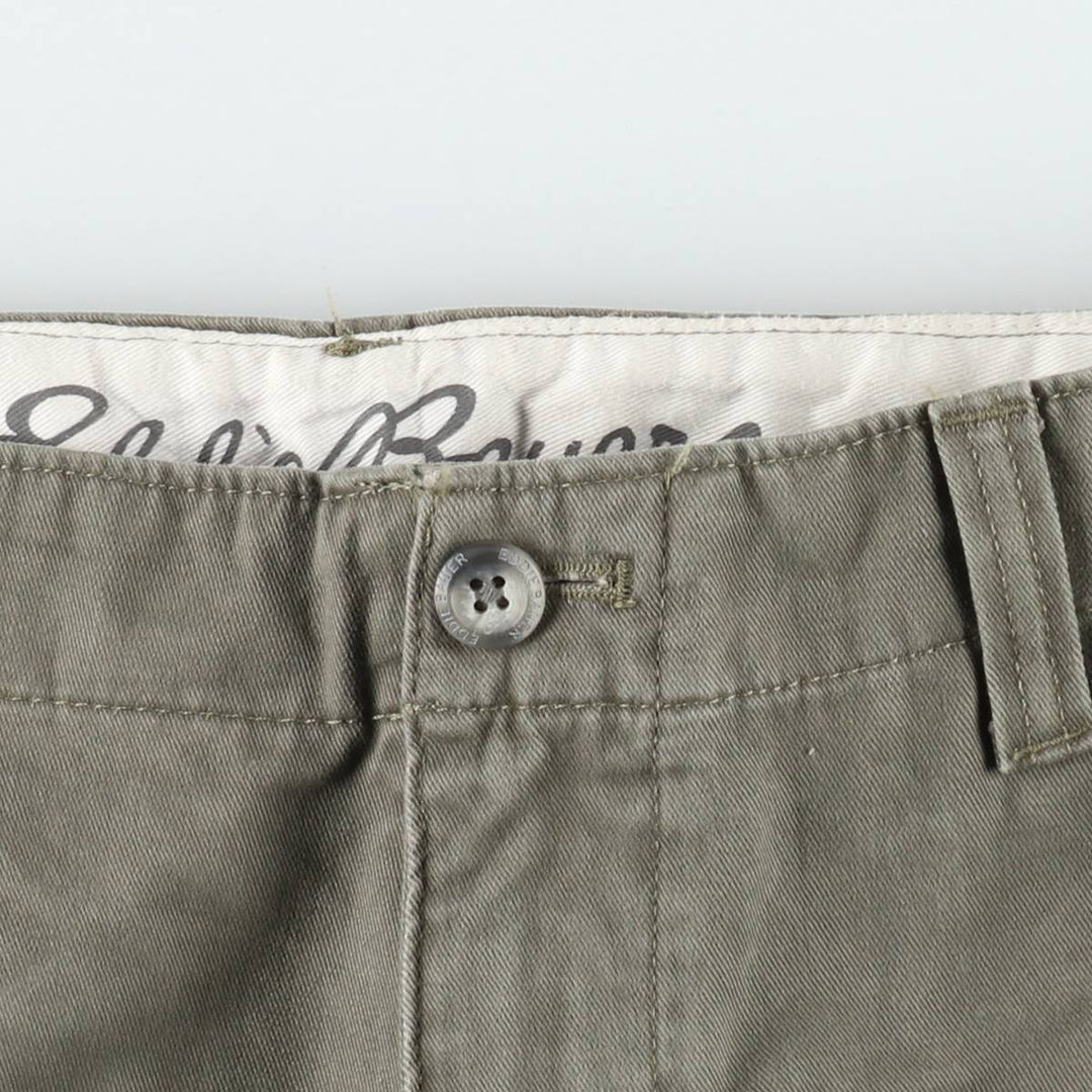 Eddie Bauer cargo shorts, men's size W37 (approx.) cotton Khaki type Vintage Second Hand