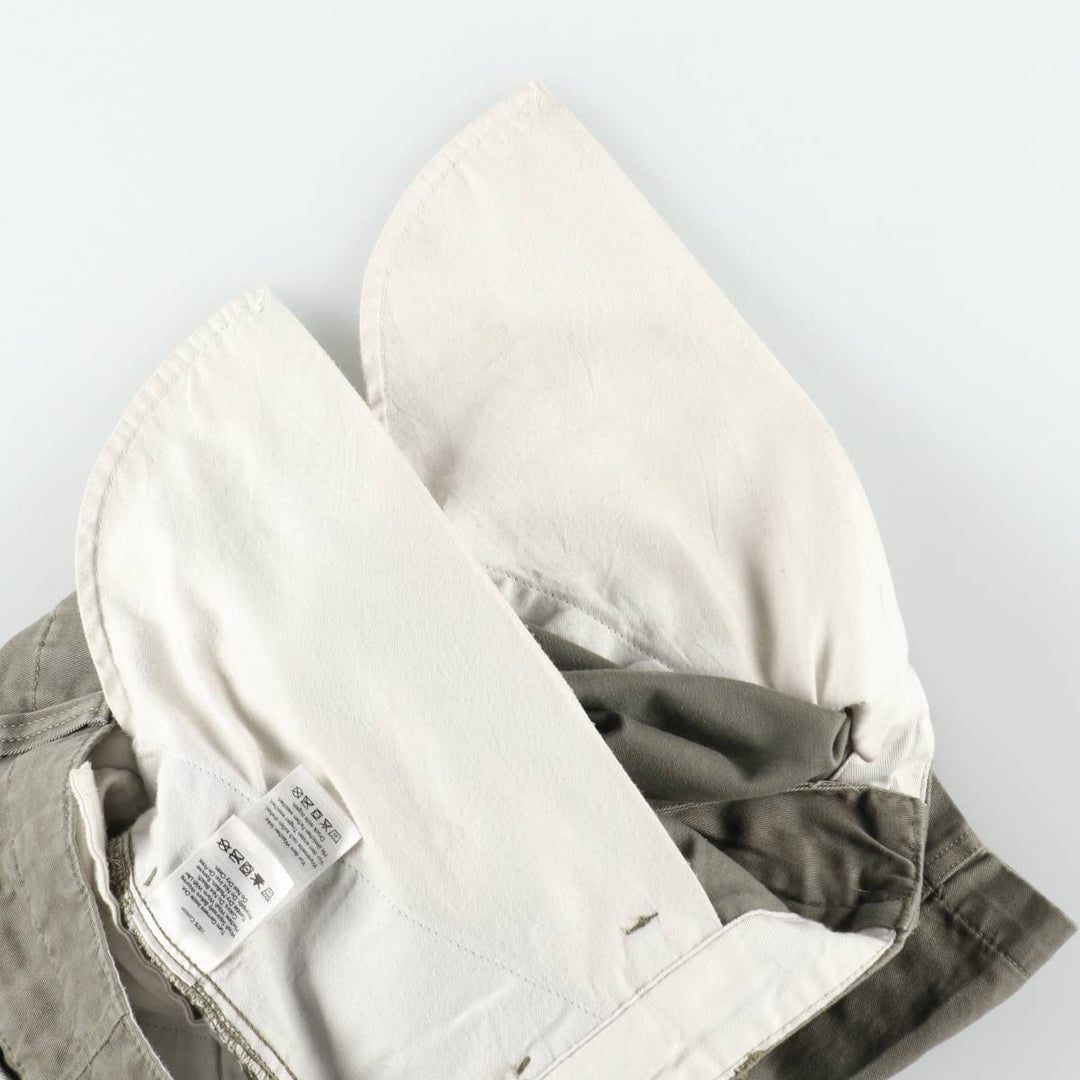 Eddie Bauer cargo shorts, men's size W37 (approx.) cotton Khaki type Vintage Second Hand