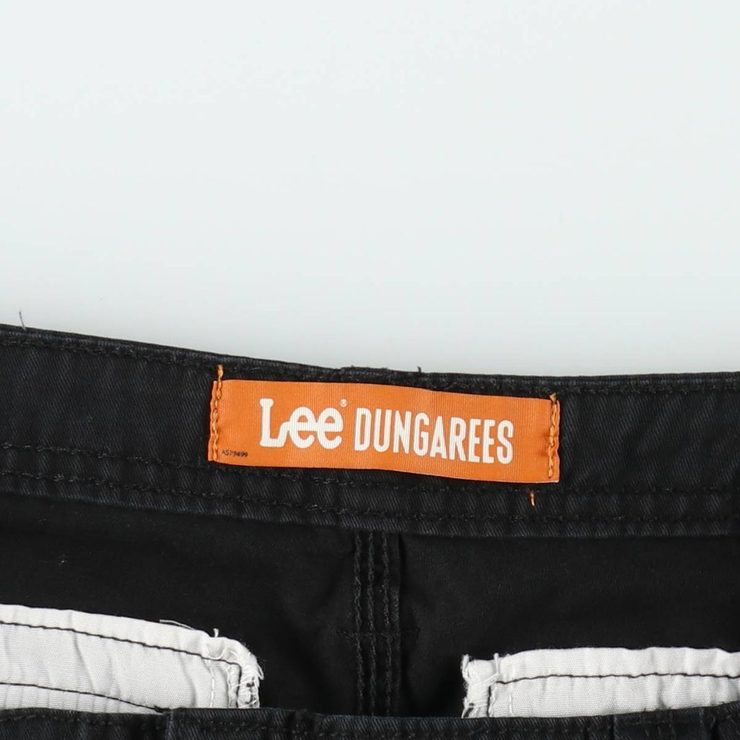 Lee DUNGAREES Cargo Shorts, Men's Size W36 (approx.) cotton black type Vintage Second Hand