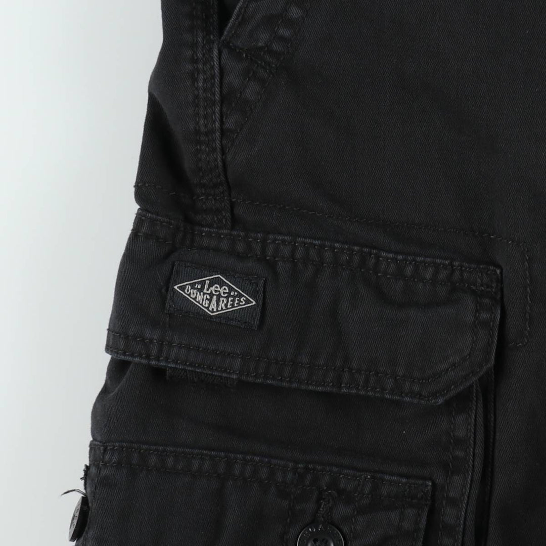 Lee DUNGAREES Cargo Shorts, Men's Size W36 (approx.) cotton black type Vintage Second Hand