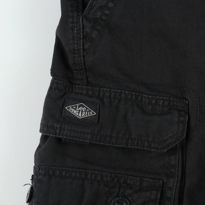 Lee DUNGAREES Cargo Shorts, Men's Size W36 (approx.) cotton black type Vintage Second Hand
