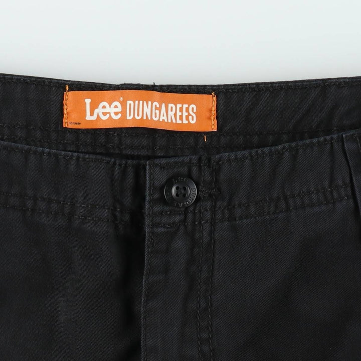 Lee DUNGAREES Cargo Shorts, Men's Size W36 (approx.) cotton black type Vintage Second Hand