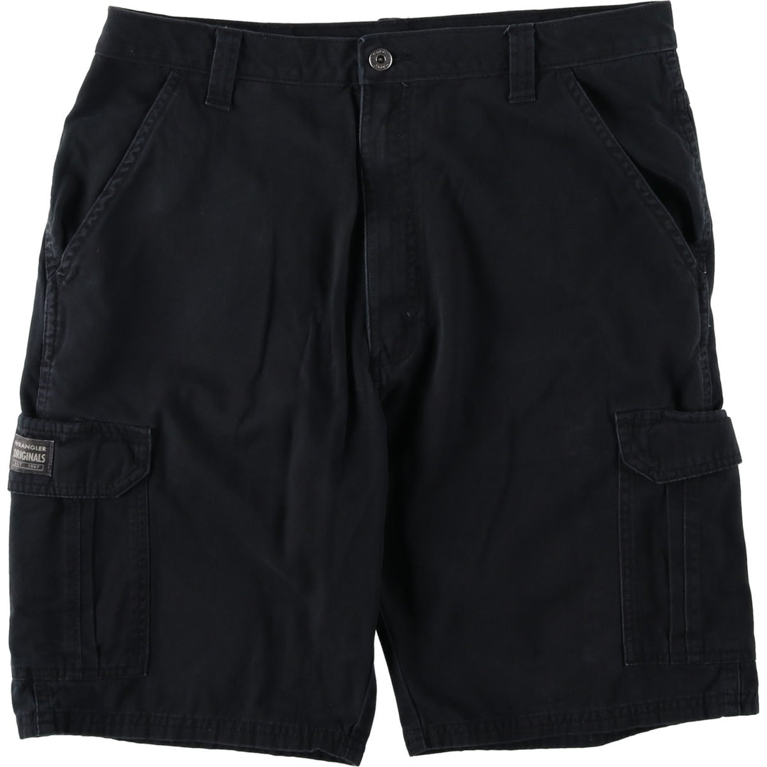 Wrangler Men's Cargo Shorts, Size W34 cotton black type Vintage Second Hand