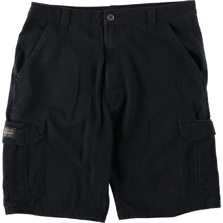 Wrangler Men's Cargo Shorts, Size W34 cotton black type Vintage Second Hand
