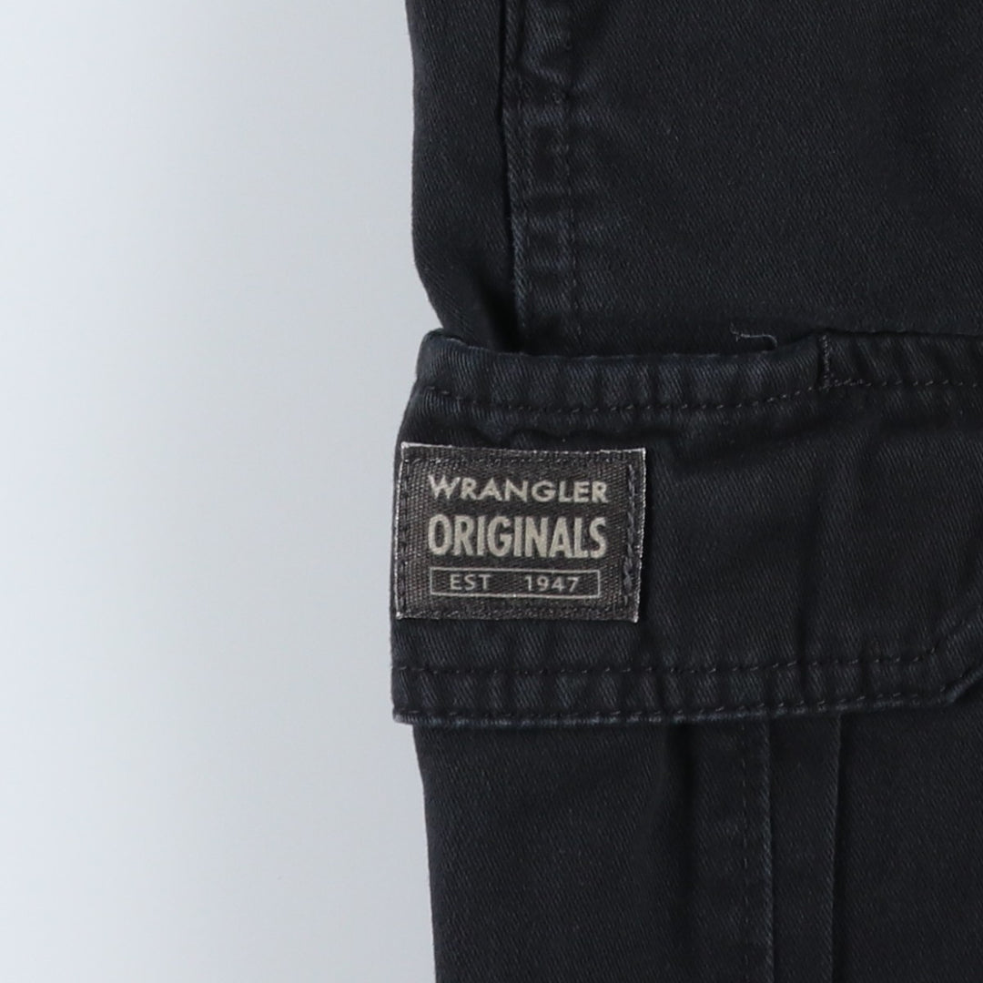 Wrangler Men's Cargo Shorts, Size W34 cotton black type Vintage Second Hand