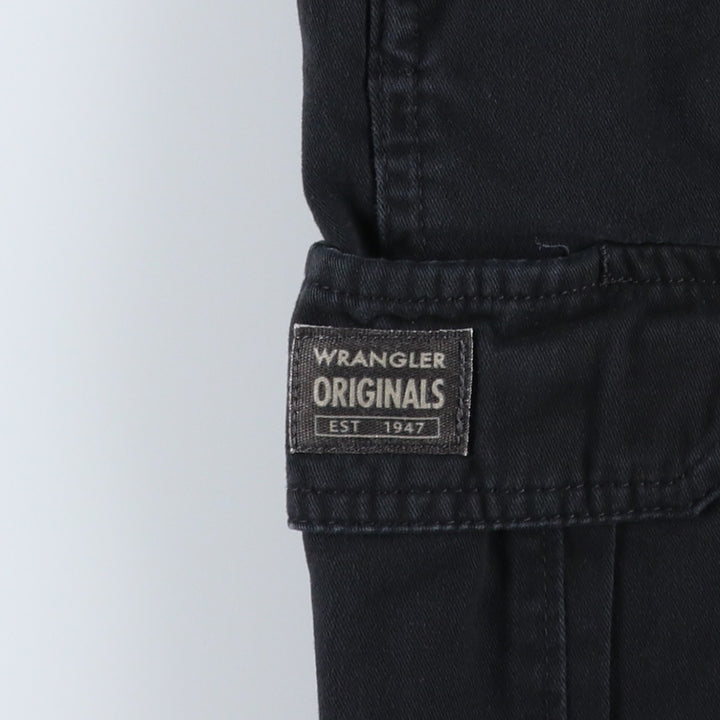 Wrangler Men's Cargo Shorts, Size W34 cotton black type Vintage Second Hand