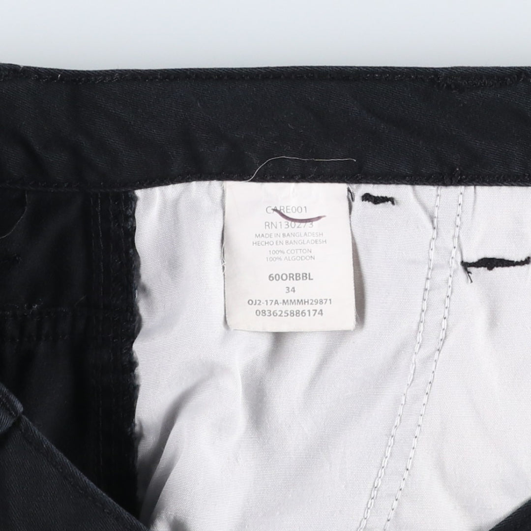 Wrangler Men's Cargo Shorts, Size W34 cotton black type Vintage Second Hand