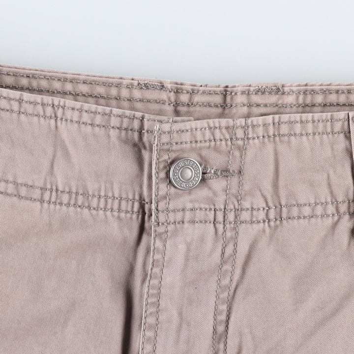 Levi's CARGO Cargo Shorts, Men's Size W34 (approx.) cotton Beige type Vintage Second Hand