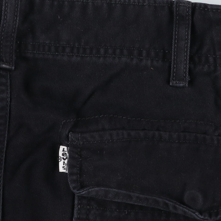 Levi's CARGO Cargo Shorts, Men's Size W36 (approx.) cotton black type Vintage Second Hand