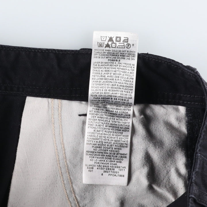 Levi's CARGO Cargo Shorts, Men's Size W36 (approx.) cotton black type Vintage Second Hand
