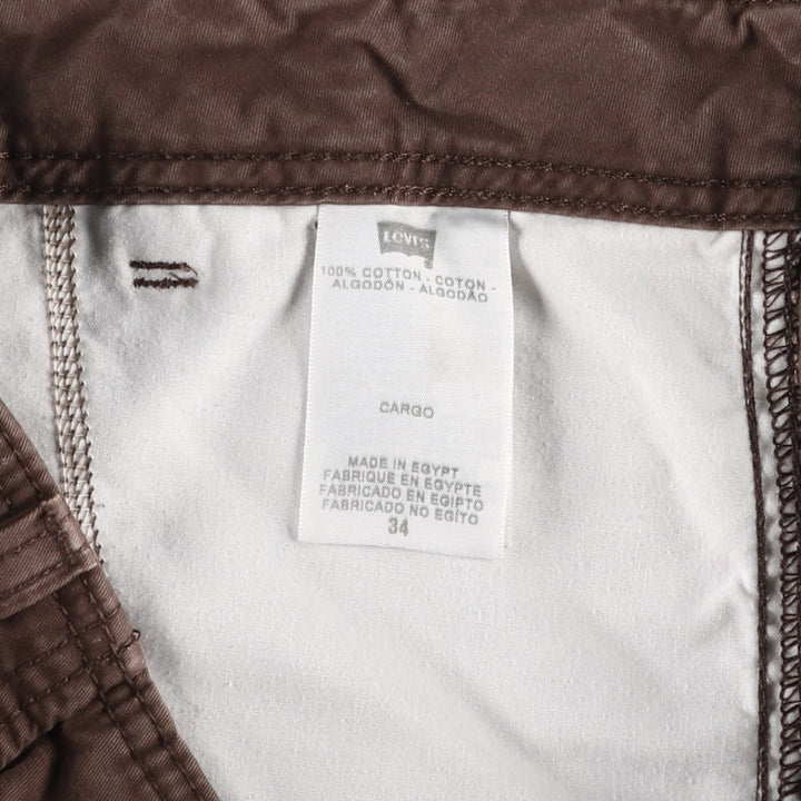 Levi's CARGO Cargo Shorts, Men's Size W36 (approx.) cotton brown type Vintage Second Hand