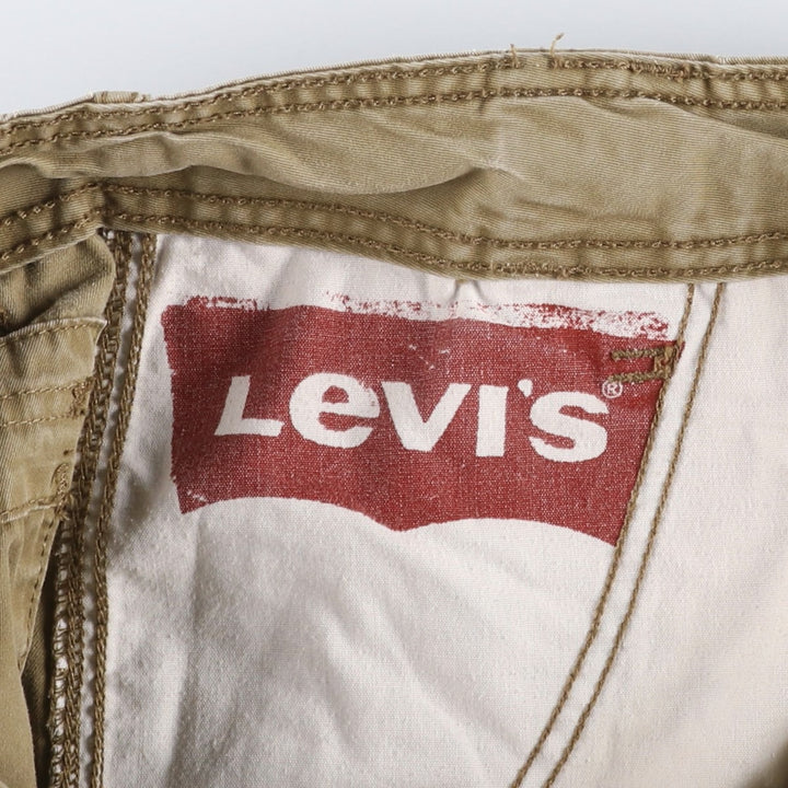 Levi's CARGO Cargo Shorts, Men's Size W34 (approx.) cotton Khaki type Vintage Second Hand