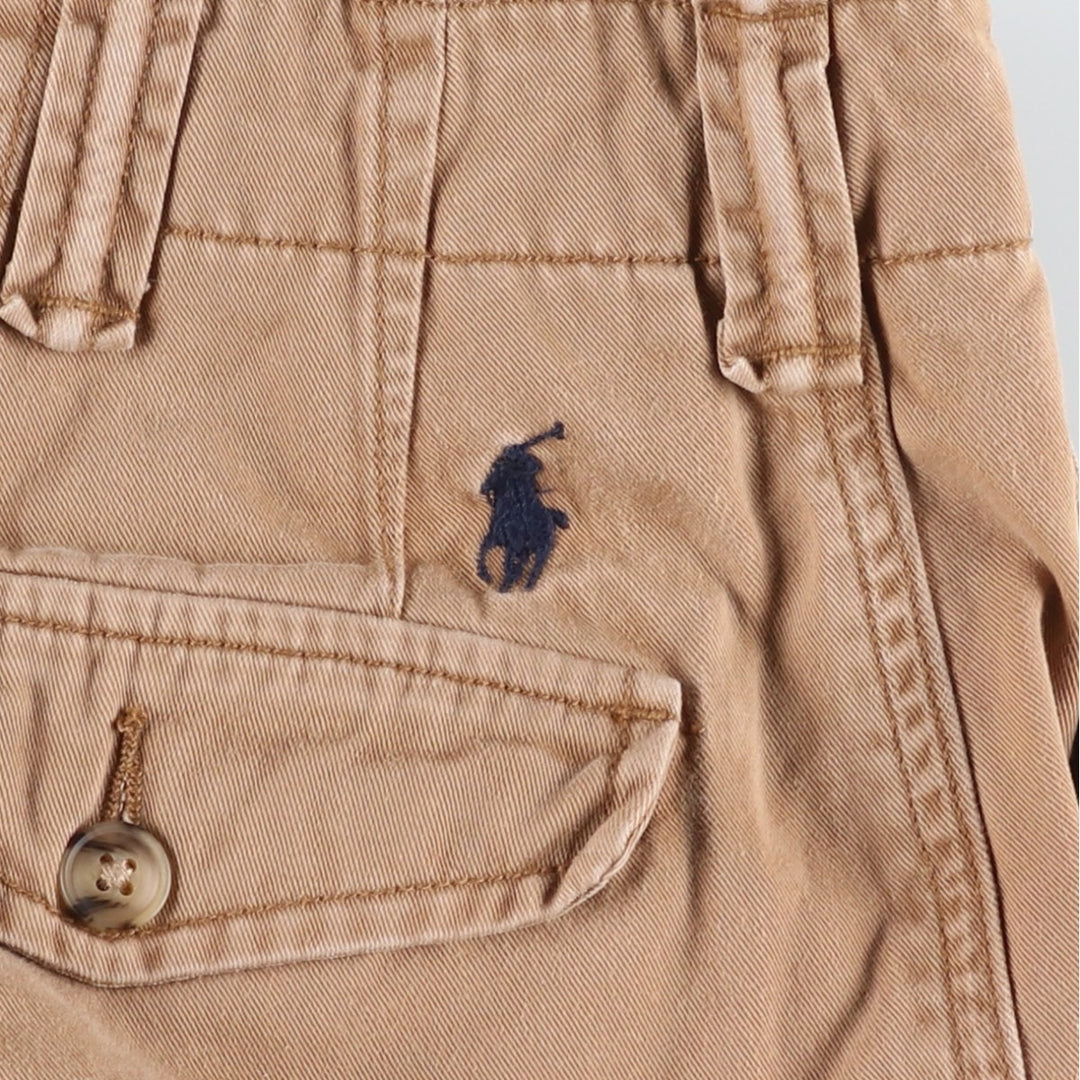 Ralph Lauren POLO RALPH LAUREN RELAXED FIT Cargo Shorts, Men's Size W31 (approx.) cotton Beige type Vintage Second Hand