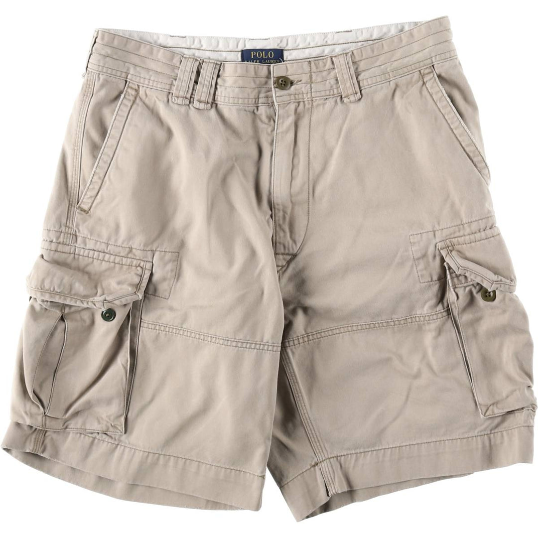 Ralph Lauren POLO RALPH LAUREN cargo shorts short pants men's w36 equivalent cotton Beige type Vintage Second Hand