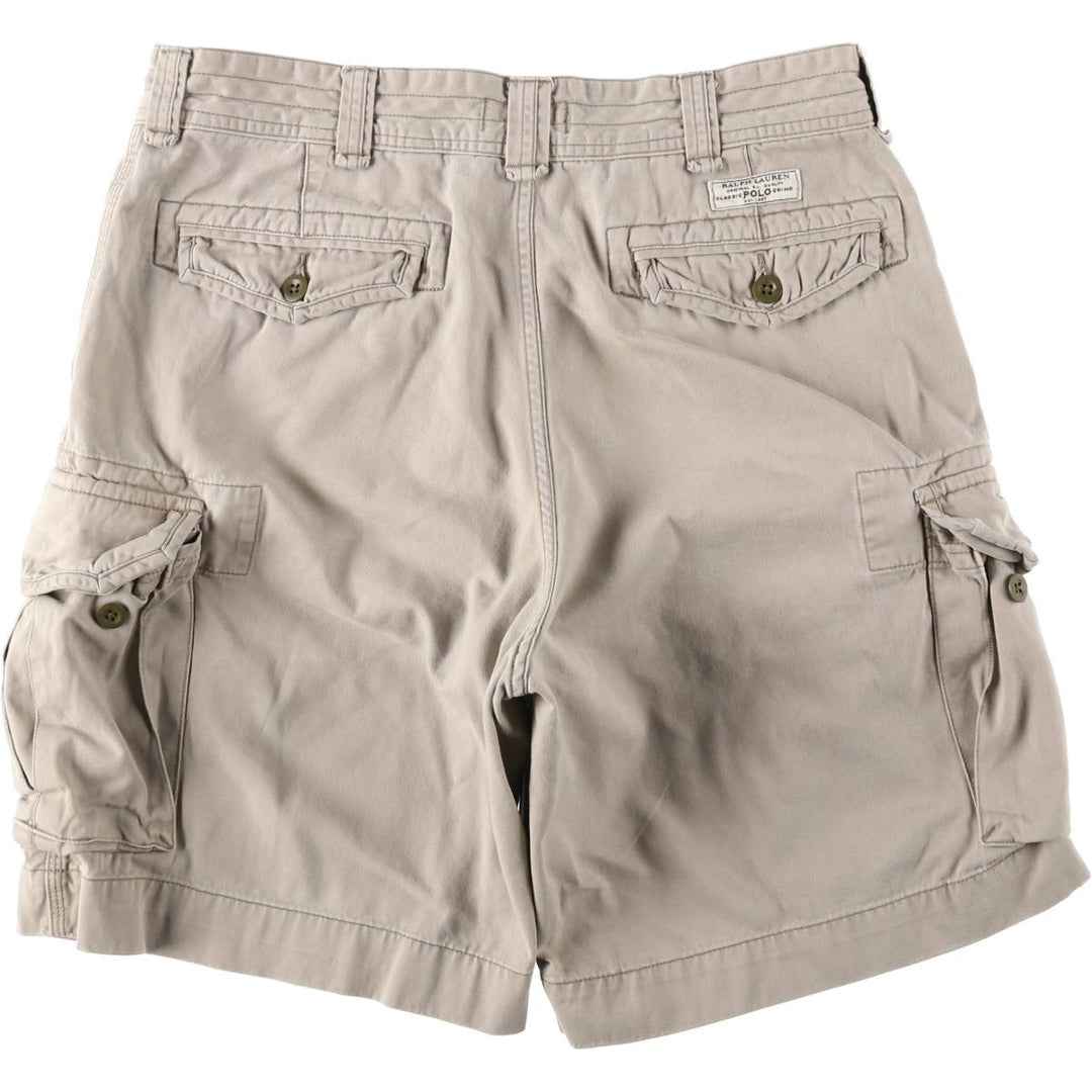 Ralph Lauren POLO RALPH LAUREN cargo shorts short pants men's w36 equivalent cotton Beige type Vintage Second Hand