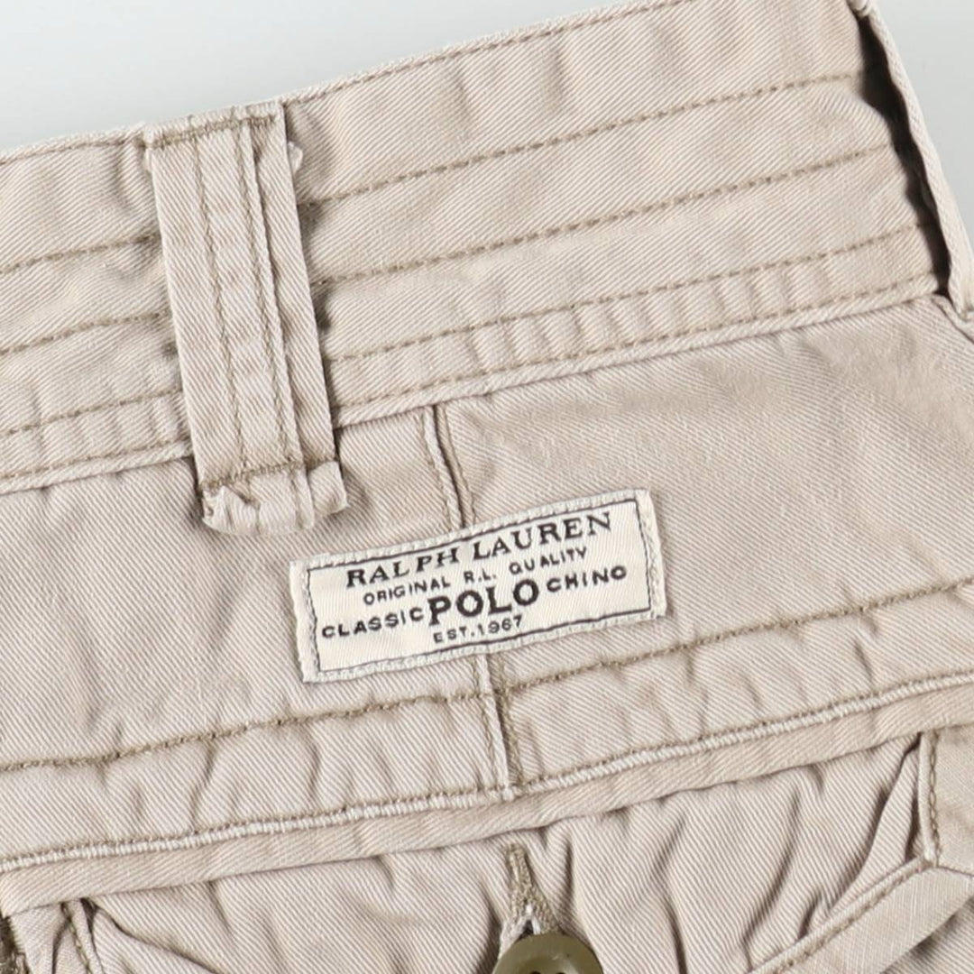 Ralph Lauren POLO RALPH LAUREN cargo shorts short pants men's w36 equivalent cotton Beige type Vintage Second Hand