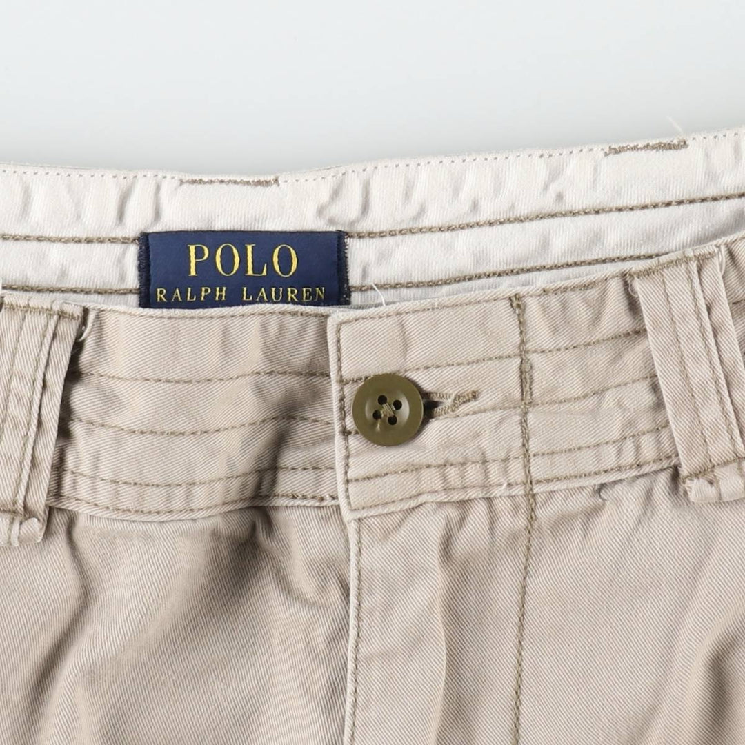 Ralph Lauren POLO RALPH LAUREN cargo shorts short pants men's w36 equivalent cotton Beige type Vintage Second Hand