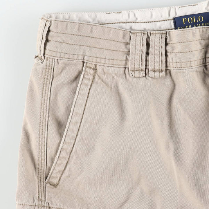 Ralph Lauren POLO RALPH LAUREN cargo shorts short pants men's w36 equivalent cotton Beige type Vintage Second Hand