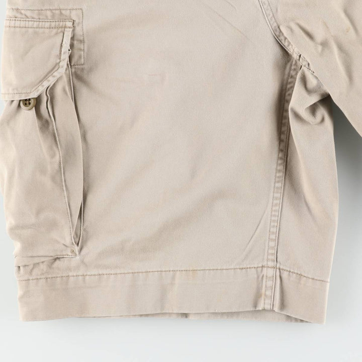 Ralph Lauren POLO by Ralph Lauren cargo shorts, half pants, men's size w33 cotton Beige type Vintage Second Hand