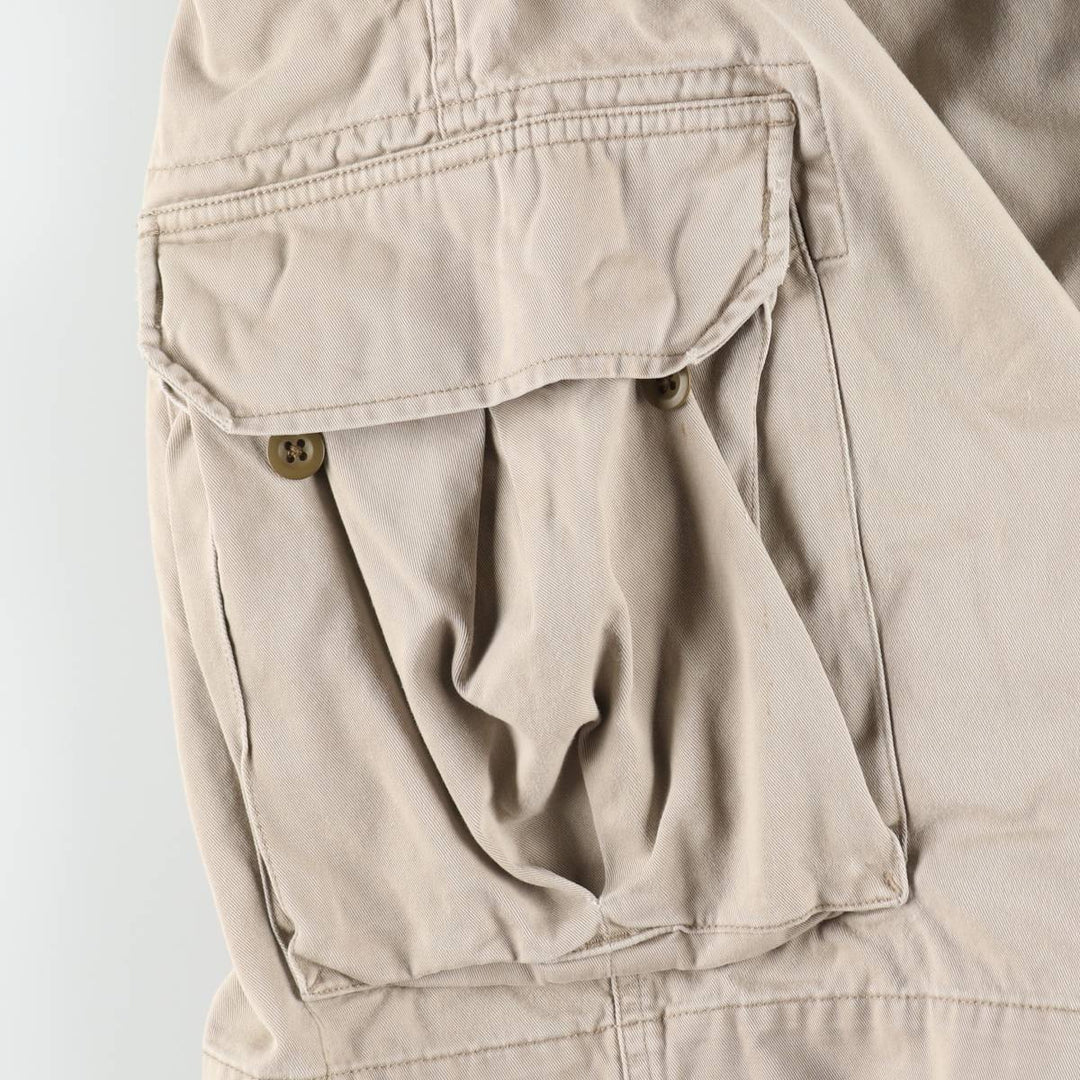Ralph Lauren POLO by Ralph Lauren cargo shorts, half pants, men's size w33 cotton Beige type Vintage Second Hand