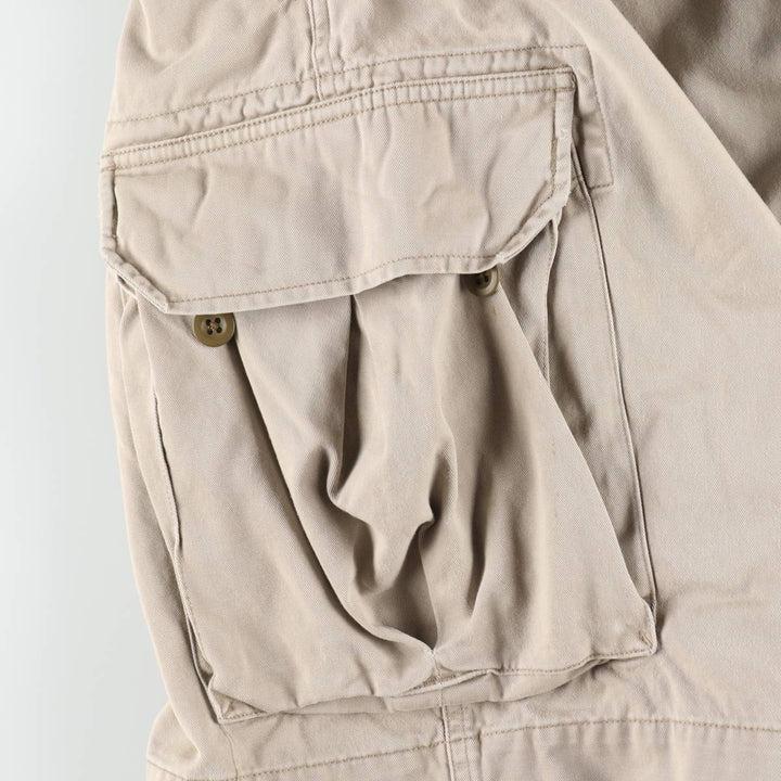 Ralph Lauren POLO by Ralph Lauren cargo shorts, half pants, men's size w33 cotton Beige type Vintage Second Hand