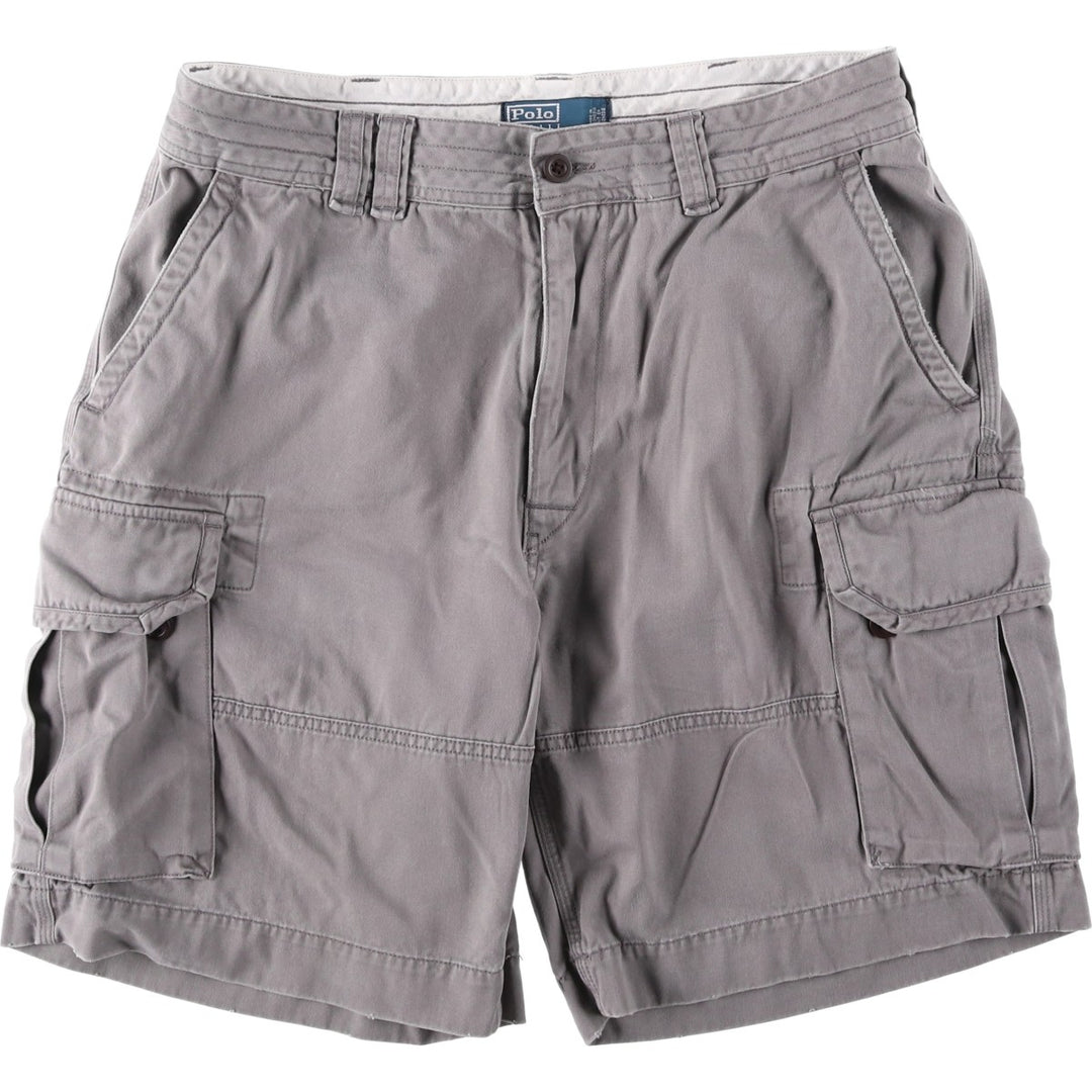 Ralph Lauren POLO by Ralph Lauren cargo shorts, short pants, men's w37 equivalent cotton gray type Vintage Second Hand