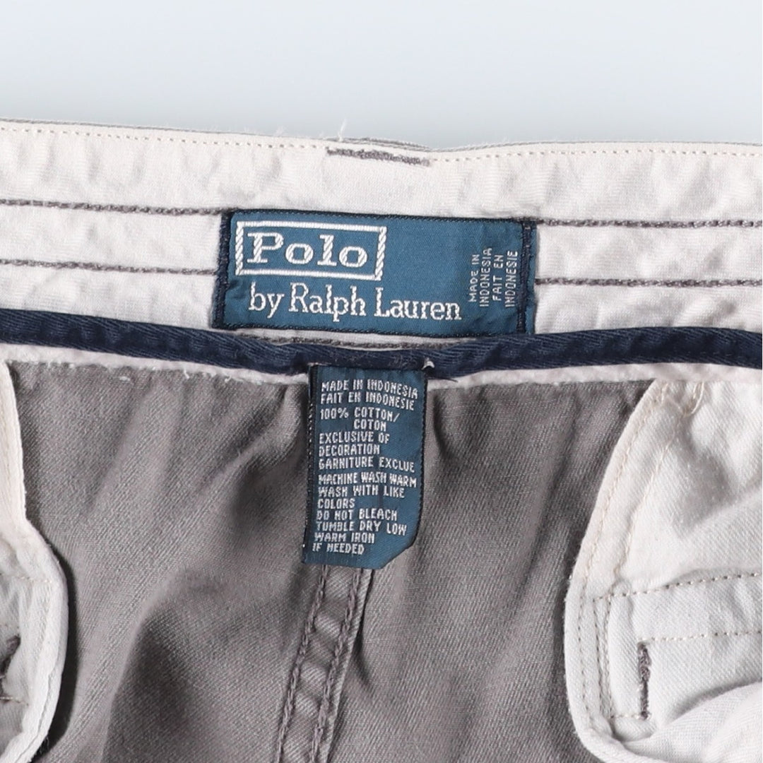 Ralph Lauren POLO by Ralph Lauren cargo shorts, short pants, men's w37 equivalent cotton gray type Vintage Second Hand