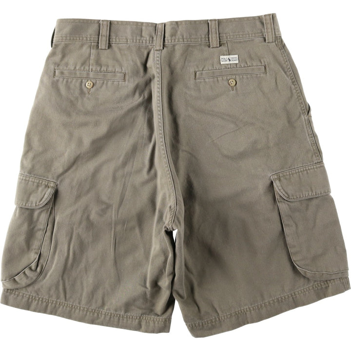 Ralph Lauren POLO by Ralph Lauren cargo shorts, short pants, men's w35 equivalent cotton Khaki type Vintage Second Hand